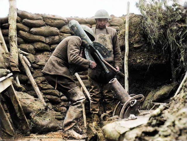Артиллеристы и гранатометчики Первой мировой