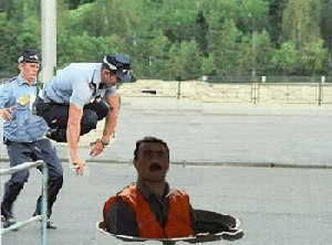 Фотожаба: Милицейские скачки