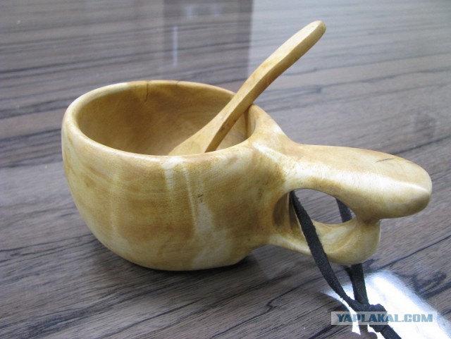 Кукса. Деревянная кружка