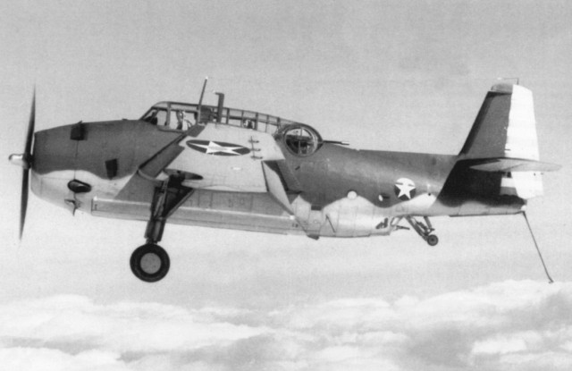 Настоящий Мститель от Grumman, а не поделка от Marvell. TBF/TBM Avenger.