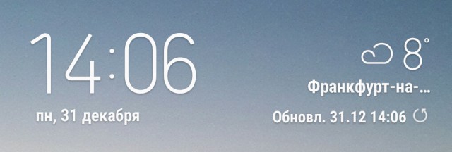 Новогодняя погода. У кого как, у нас вот