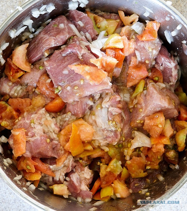Шавуха с шашлыком...