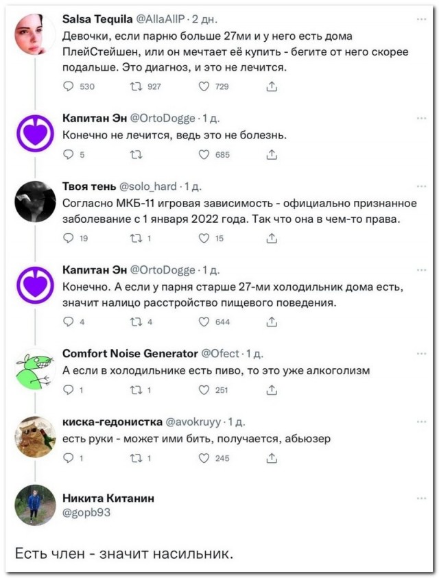 Забавные комментарии из социальных сетей (28.02.22)