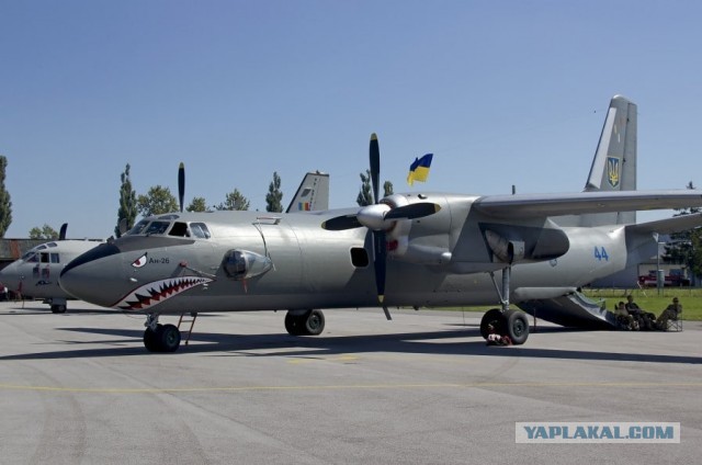 Самолет Ан-26, выполнявший технический рейс, упал в Запорожской области