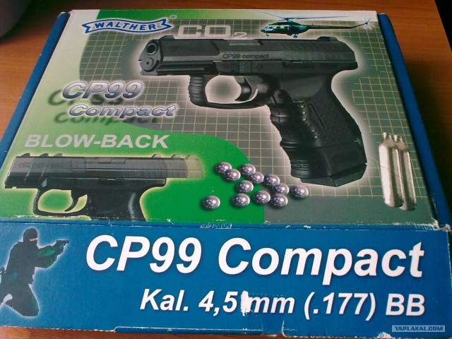 Пневматический пистолет Walther CP99 Compact Вальт