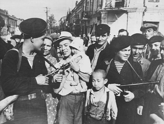 Парад Победы над Японией в Харбине, 1945 год
