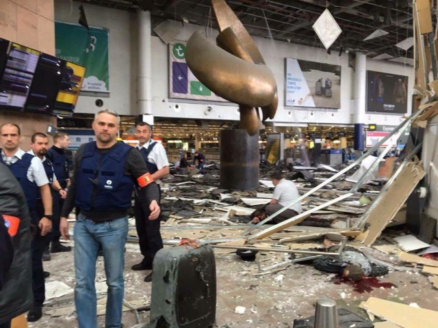 Взрывы в Брюсселе: аэропорт и метро