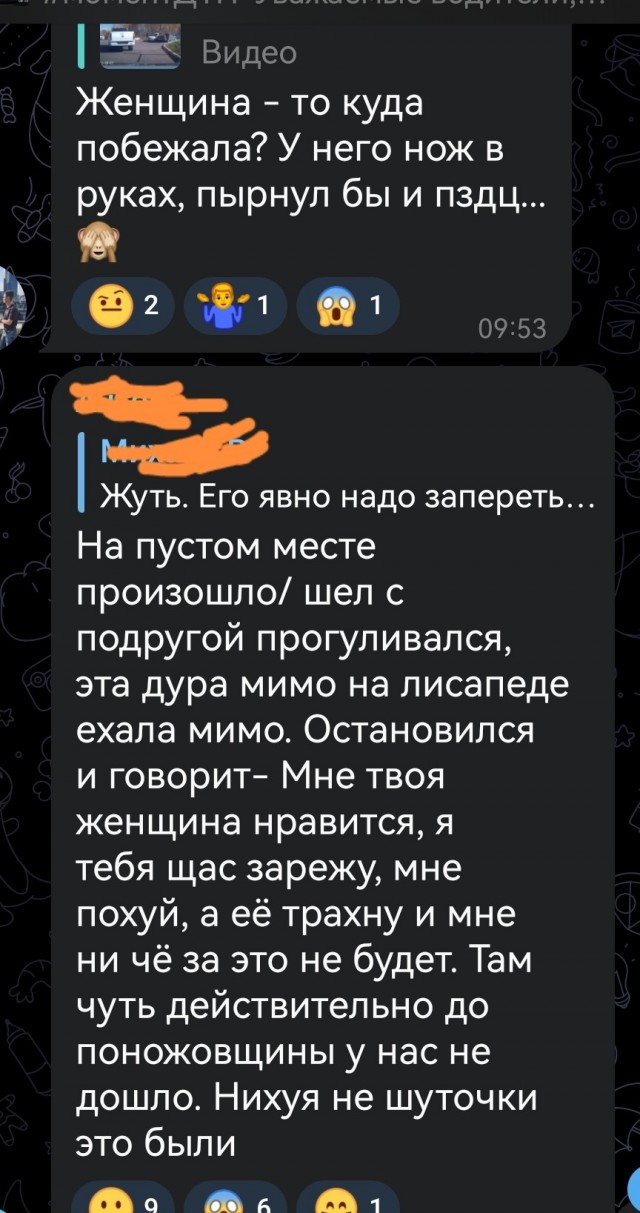Бородатый псих с ножом напал на автомобиль, после чего ворвался в школу, где его и задержали