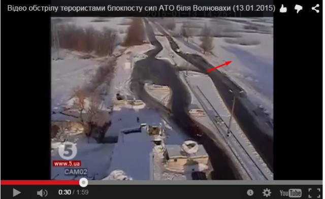 Видео растреляного автобуса под Волновахой