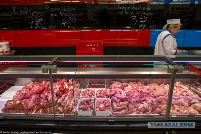Цены на продукты в русском магазине в Германии.