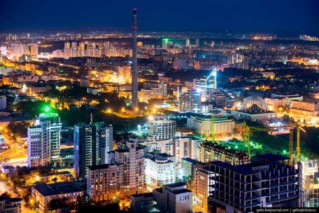 Екатеринбург с высоты: город, растущий вверх
