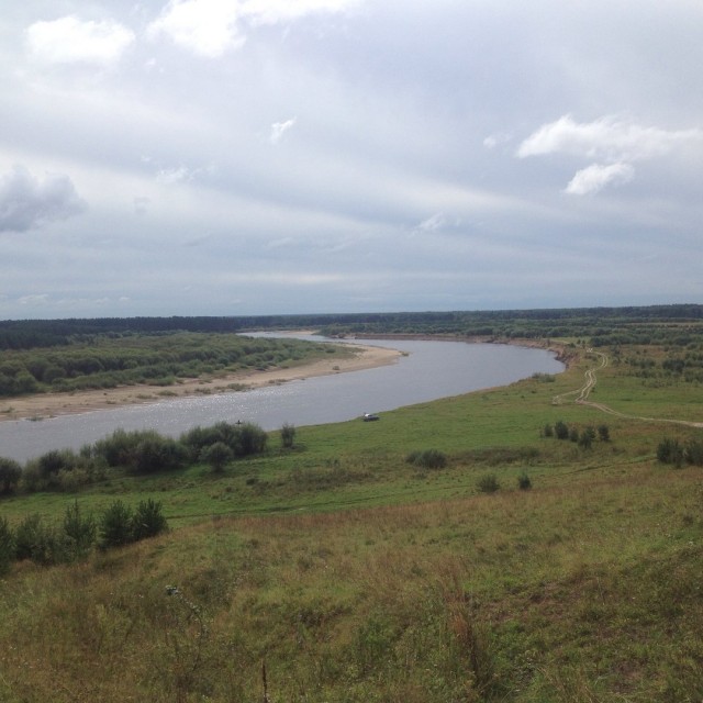 Лето, речка, караси