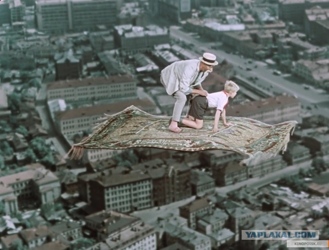 Москва 1956 года в фильме "Старик Хоттабыч"