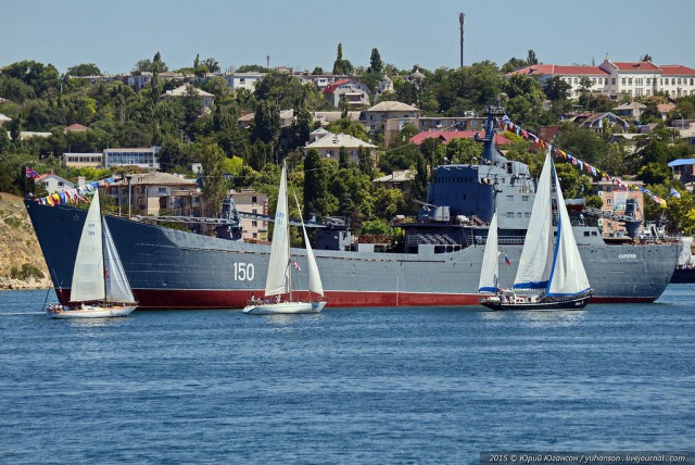 День Флота 2015 в Севастополе. Парад кораблей
