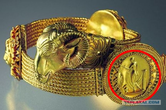 Древние украшения изготовленные греками.