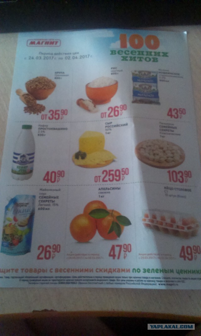 Продукты подешевели на 20% из-за сильного рубля