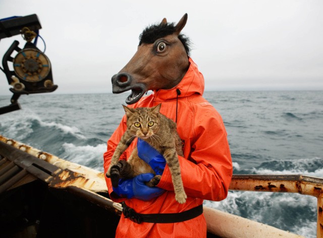 Фотожабы: Рыбак с гигантскими крабами