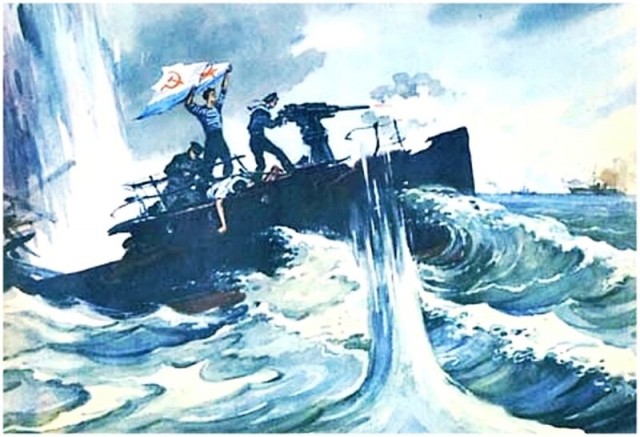 Геройская гибель сторожевого корабля «Туман» 10 августа 1941 года.