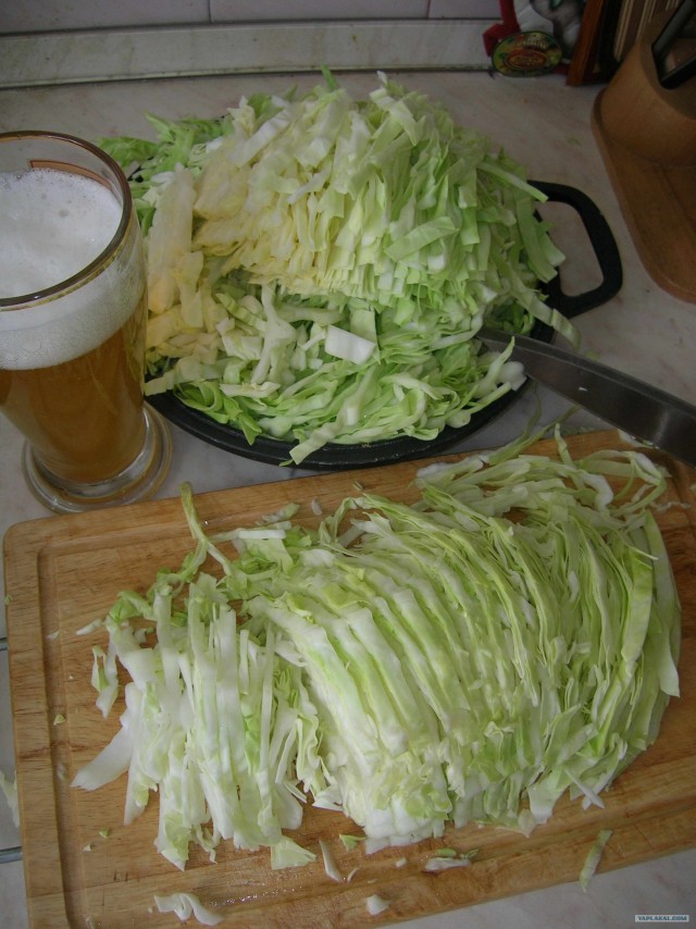 Капуста с мясом