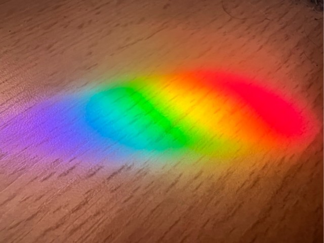 А я сегодня радугу поймал