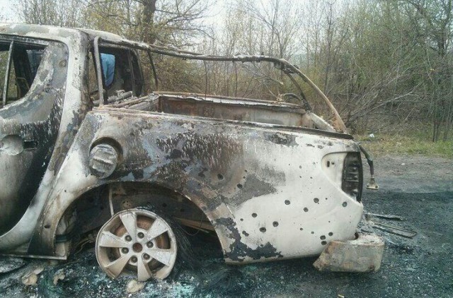 Славянск. 20 апреля. Атака блок-поста