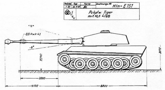 Модернизация «Королевского Тигра», 1945 год