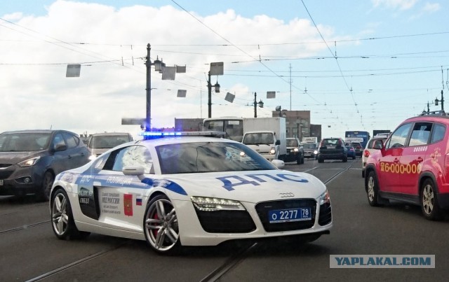 Роскошные автомобили российской полиции