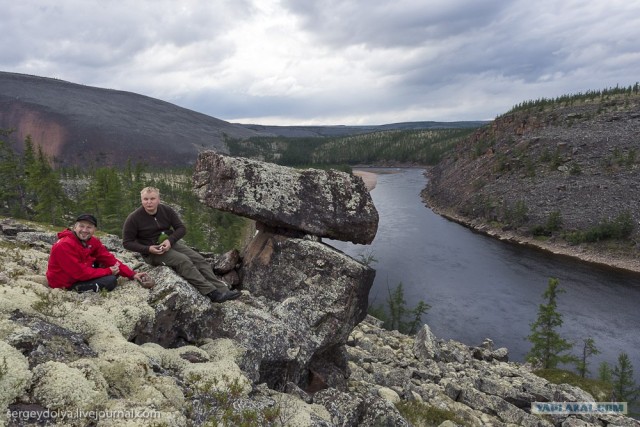 Сплав по реке Котуйкан.