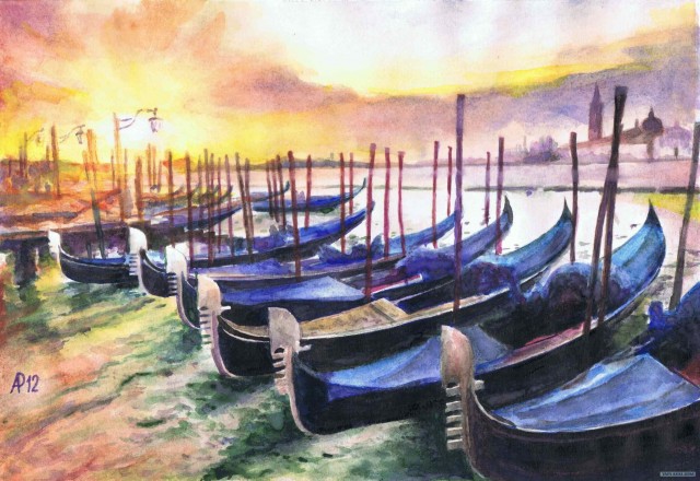 Мои акварели.