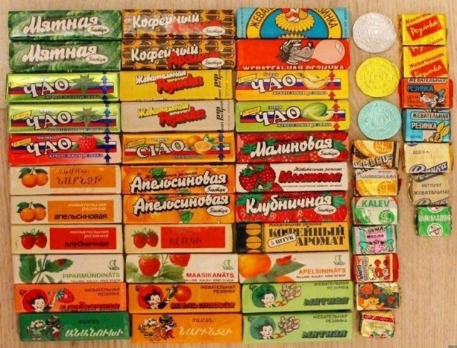 Советская жевательная резинка: продукт, полезный для здоровья