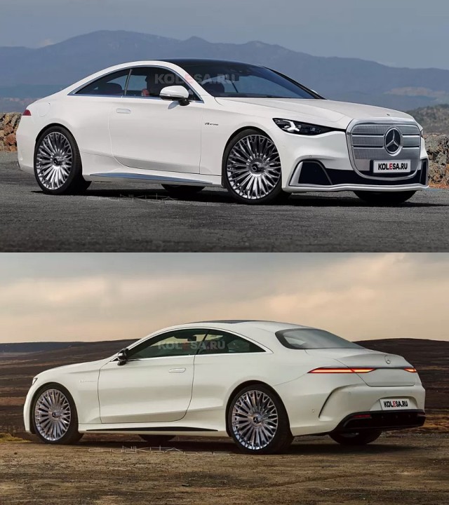 Новое купе Mercedes-Benz S-класса: первые изображения