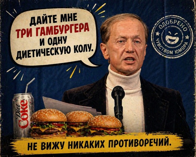 Микро-повариха готовит завтрак объёмному парнишке