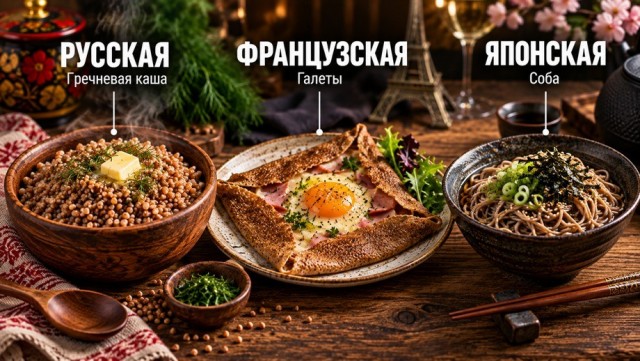 Почему гречку как кашу едят только у нас. В Европе ею кормят скот