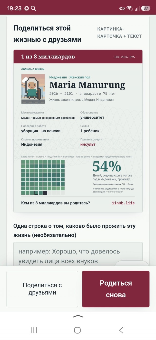 Симулятор чужой жизни