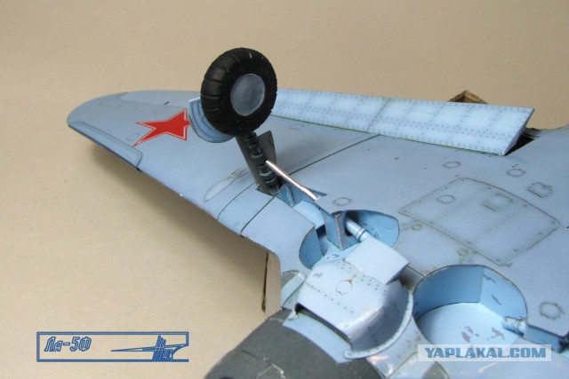 Ла-5ФН. Модель самолета из бумаги