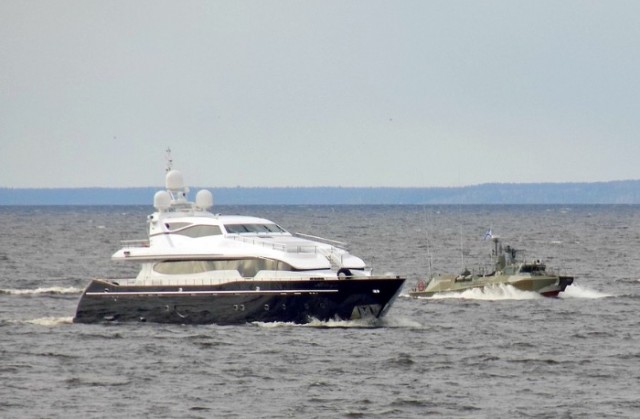 В Крыму спустили на воду патрульный корабль "Сергей Котов"