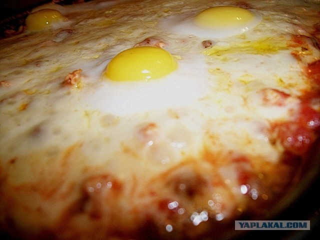 Баклажаны с тремя видами мяса