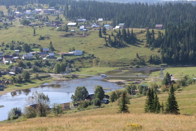 Первое морозное утро в Сибири