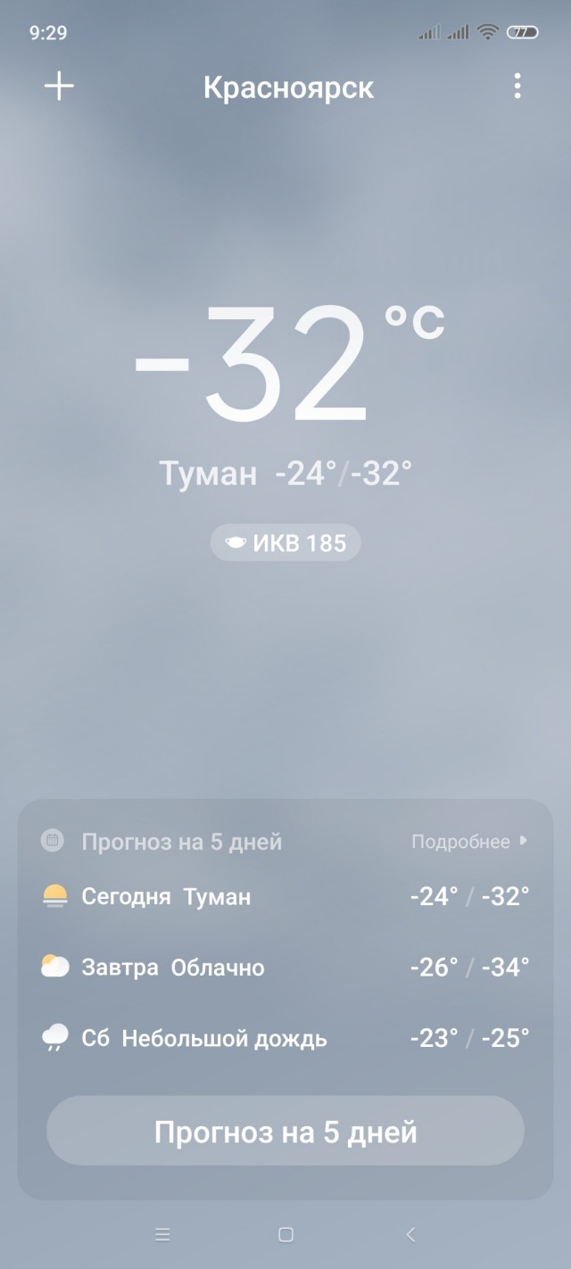 Про погоду.