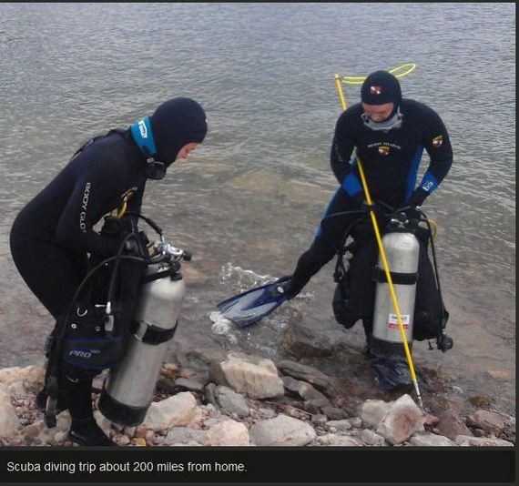 Подводная находка 12-летней давности