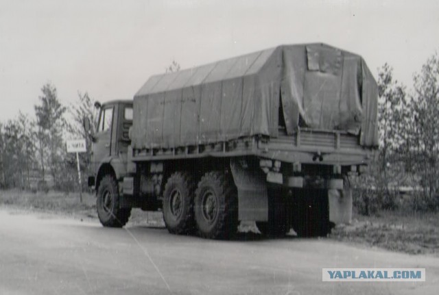 Автопробег грузовиков КАМАЗ 1978 год.