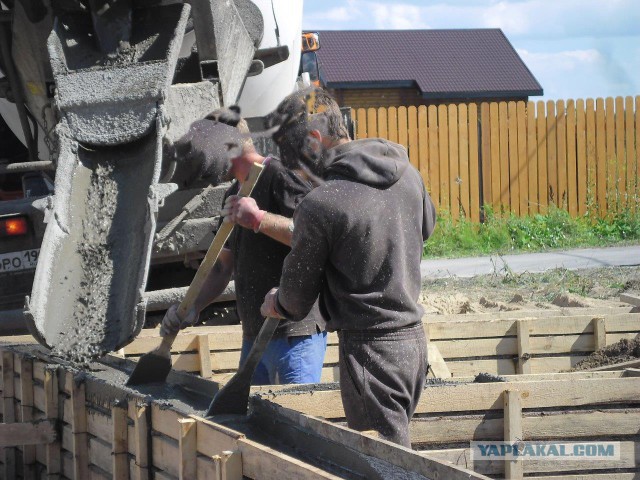 Строительство дома на даче