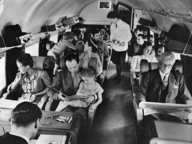 Как изменились воздушные путешествия за 100 лет