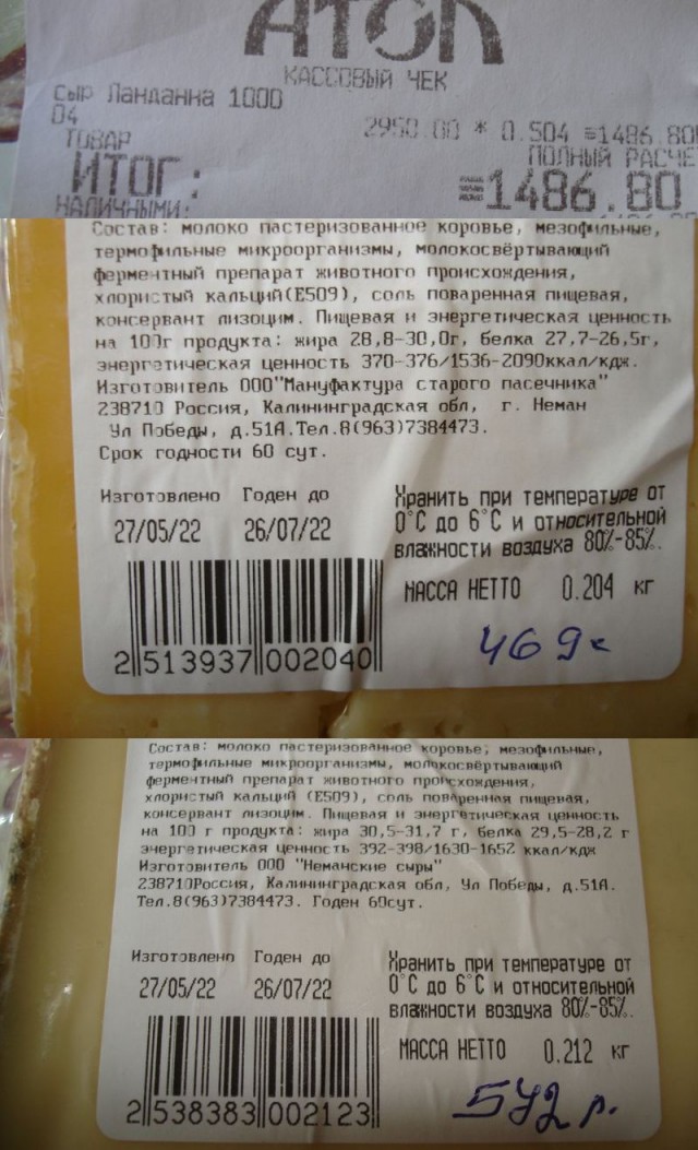 Россиянам посоветовали не покупать сыры дешевле 700₽ за кг