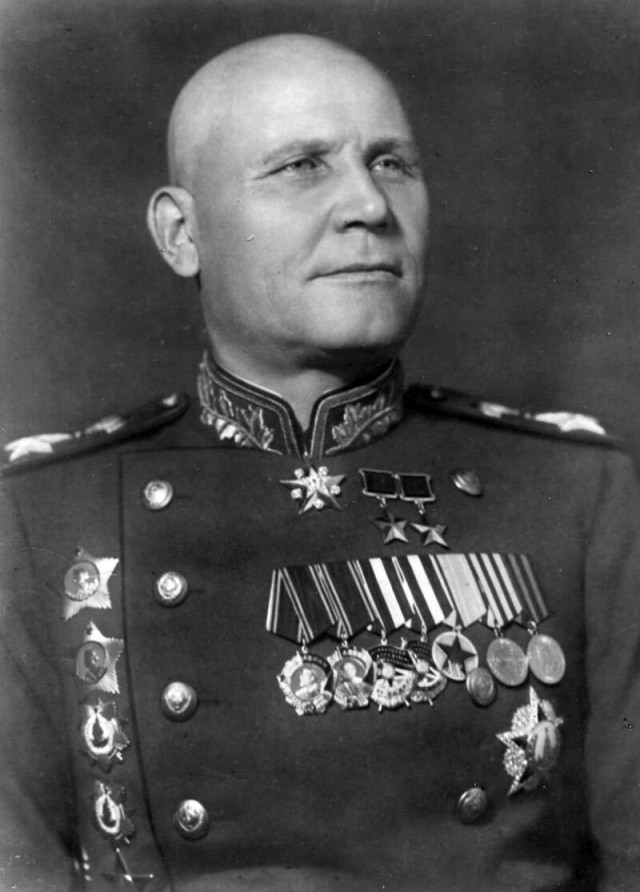Маршал Советского Союза Иван Степанович Конев на рыбалке