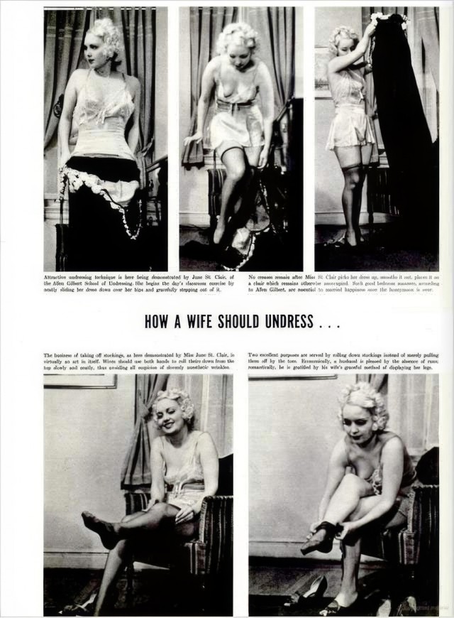 Как жён учили раздеваться? — забавное шоу из далёкого 1937 года