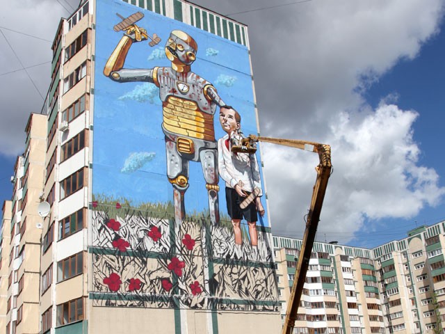 Красивый фасад здания
