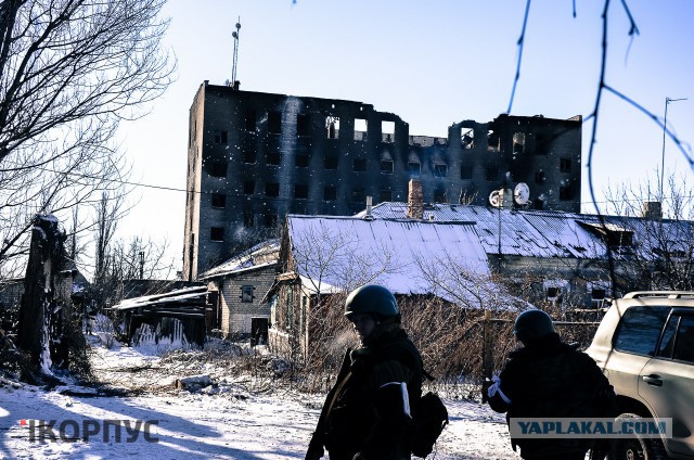 Здесь было Дебальцево