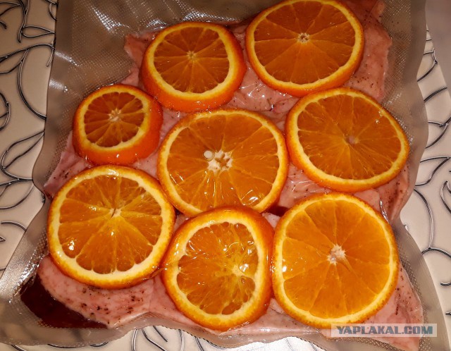 Су-вид. Утиная грудка с апельсином