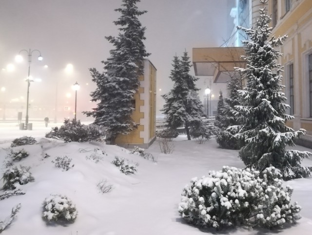 Опять зима в Москве